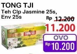 Promo Harga Tong Tji Teh Celup Jasmine Tanpa Amplop per 25 pcs 2 gr - Alfamart