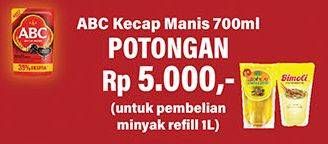 Promo Harga ABC Kecap Manis 700 ml - Hypermart