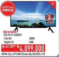 Promo Harga SHARP 2T-C42BD1i | LED TV 42"  - Hypermart