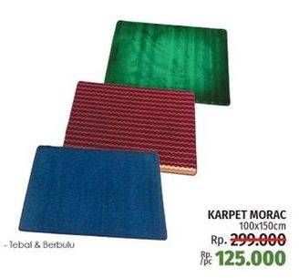 Promo Harga MORAC Karpet 100x150 Cm  - LotteMart
