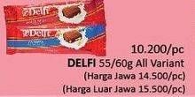 Promo Harga DELFI Chocolate All Variants  - Alfamidi