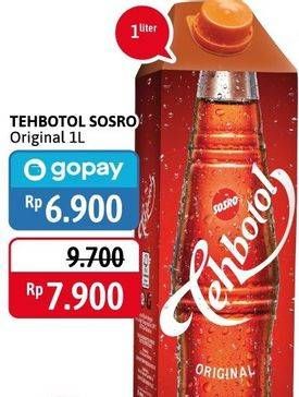 Promo Harga SOSRO Teh Botol Original 1000 ml - Alfamidi