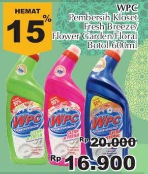 Promo Harga WPC Pembersih Kloset Fresh Breeze, Flower Garden, Floral 600 ml - Giant