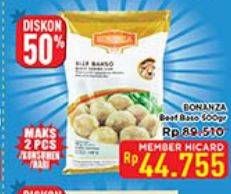 Promo Harga Bonanza Beef Bakso 500 gr - Hypermart