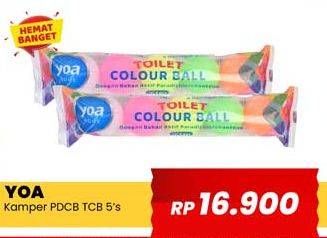 Promo Harga YOA Toilet Colour Ball 5 pcs - Yogya