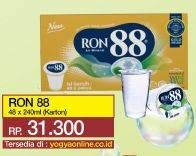 Promo Harga RON 88 Mineral Water per 48 pcs 240 ml - Yogya