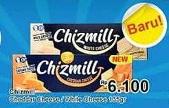 Promo Harga CHIZMILL Wafer Cheddar, White 135 gr - TIP TOP