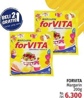 Promo Harga FORVITA Margarine 200 gr - LotteMart