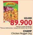 Promo Harga Champ Nugget Chicken Nugget 1000 gr - Alfamidi