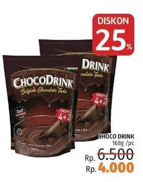 Promo Harga Choco Drink Belgian Chocolate Taste 168 gr - LotteMart