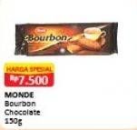 Promo Harga MONDE Bourbon Chocolate 140 gr - Alfamart