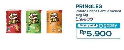Promo Harga PRINGLES Potato Crisps All Variants 42 gr - Indomaret