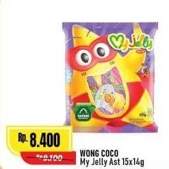 Promo Harga Wong Coco My Jelly per 15 pcs 14 gr - Alfamart
