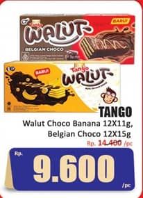 Promo Harga Tango Walut Choco Banana, Belgian Choco 12 pcs - Hari Hari