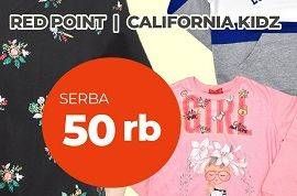 Promo Harga Red Point/California Kids  - Carrefour