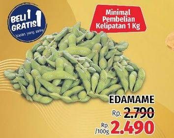 Promo Harga Edamame per 100 gr - LotteMart