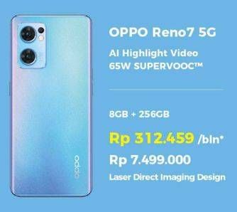 Promo Harga Oppo Reno7 5G 8GB + 256GB  - Erafone