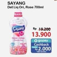 Promo Harga Sayang Liquid Detergent Rose 700 ml - Alfamart