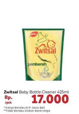 Promo Harga ZWITSAL Baby Bottle & Utensils Cleaner 425 ml - Carrefour
