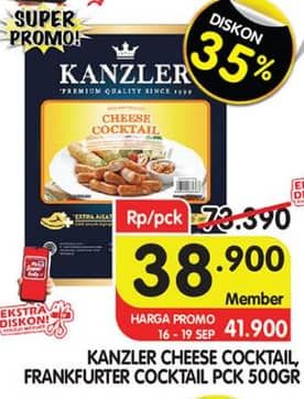 Promo Harga Kanzler Cocktail/Frankfurter  - Superindo