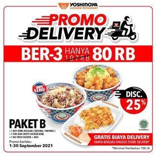 Promo Harga Promo Delivery Paket B  - Yoshinoya