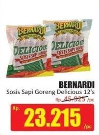 Promo Harga BERNARDI Delicious Sosis Sapi Goreng 12 pcs - Hari Hari