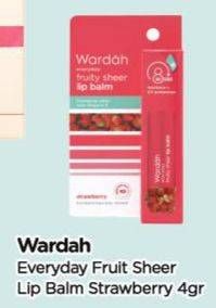 Promo Harga Wardah Everyday Lip Balm Strawberry 4 gr - TIP TOP