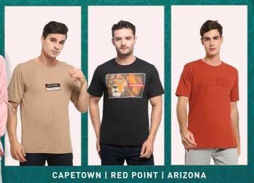 Promo Harga Capetown/Red Point/Arizona T-Shirt  - Carrefour