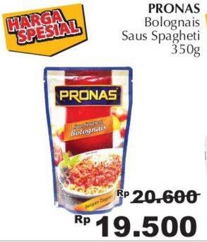 Promo Harga PRONAS Saus Spaghetti Bolognaise 350 gr - Giant