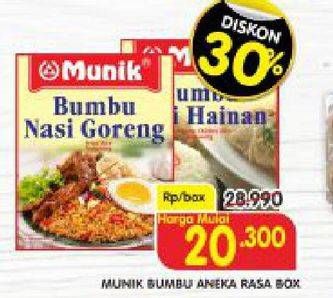 Promo Harga MUNIK Bumbu  - Superindo