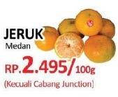 Promo Harga Jeruk Medan per 100 gr - Yogya