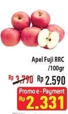 Promo Harga Apel Fuji RRC per 100 gr - Hypermart