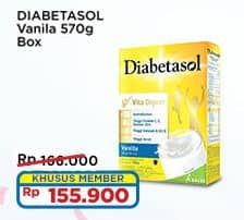 Promo Harga Diabetasol Special Nutrition for Diabetic Vanilla 600 gr - Indomaret