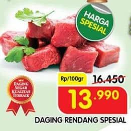 Promo Harga Daging Rendang Sapi per 100 gr - Superindo