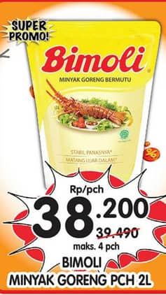Promo Harga Bimoli Minyak Goreng 2000 ml - Superindo