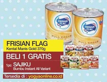 Promo Harga FRISIAN FLAG Susu Kental Manis Gold 370 gr - Yogya