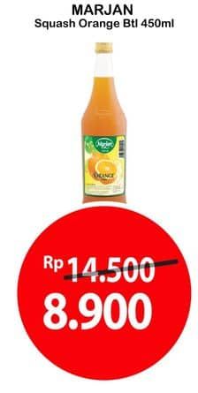 Promo Harga Marjan Syrup Squash Orange 450 ml - Alfamart