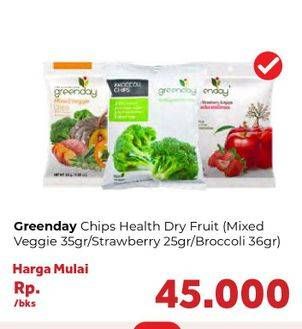 Promo Harga GREENDAY Crispy/ Chips Health 35gr/25gr/36gr  - Carrefour