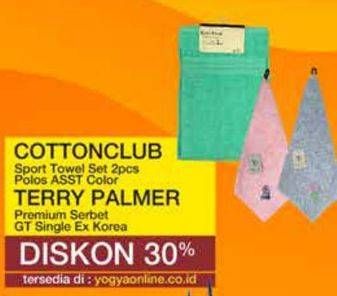 Promo Harga Cottonclub Sport Towel & Terry Palmer Premium Serbet  - Yogya