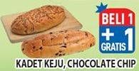 Promo Harga Roti Kadet Keju, Chocolate Chip  - Hypermart