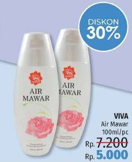 Promo Harga VIVA Air Mawar 100 ml - LotteMart