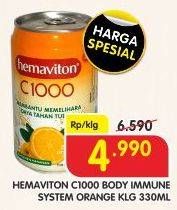 Promo Harga HEMAVITON C1000 Orange 330 ml - Superindo