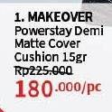 Promo Harga Make Over Powerstay Demi-Matte Cover Cushion 15 gr - Guardian