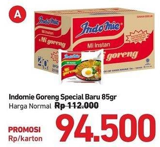 Promo Harga INDOMIE Mi Goreng Spesial per 40 pcs 85 gr - Carrefour