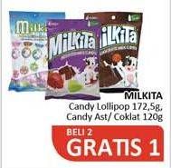 Promo Harga MILKITA Milk Lollipop 172 gr - Alfamidi