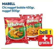 Promo Harga Mabell Nugget Bubble, Ayam 450 gr - Hypermart