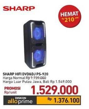 Promo Harga Sharp HIFI DVD & DJPS-920  - Carrefour