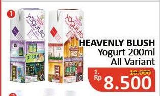 Promo Harga HEAVENLY BLUSH Yoghurt Drink All Variants 200 ml - Alfamidi