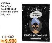 Promo Harga VIENNA Face Mask Purifying Black Mud 15 ml - Indomaret