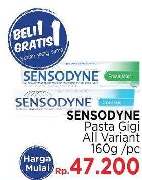 Promo Harga SENSODYNE Pasta Gigi All Variants 160 gr - LotteMart